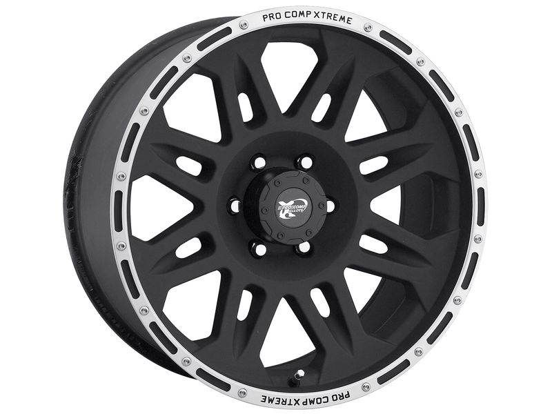 pro comp 05 series torq matte black alloy wheels