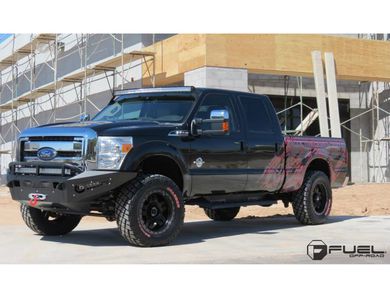 Fuel Fuel Matte Black ANZA Wheel D55717858350