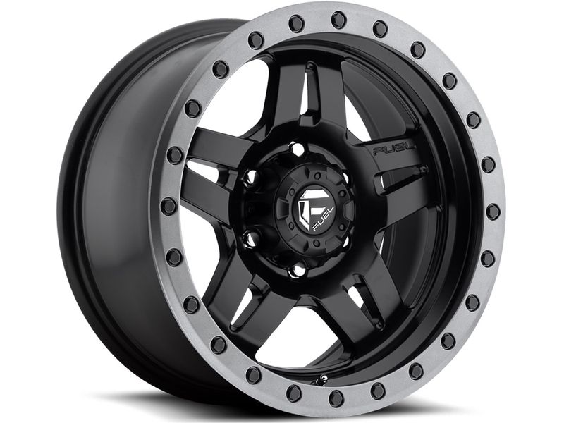 Fuel Fuel Matte Black ANZA Wheel D55717857350