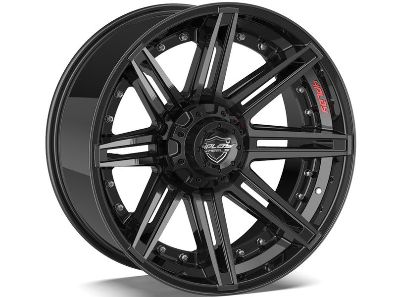 4Play 4Play Brushed Black 4P08 Wheel 4P08-20100-6D55-18BBT