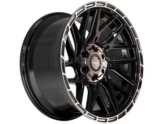 4Play Brushed Black 4PS28 Wheels