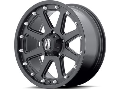 XD Series Matte Black XD798 Addict Wheels | Rugged Ridge