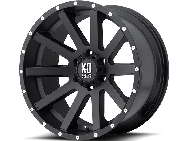 XD Series Matte Black XD818 Heist Wheels | Rugged Ridge