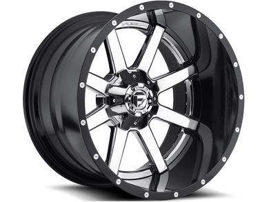 Fuel Fuel Two-Piece Chrome & Black Maverick Wheel D26020201847