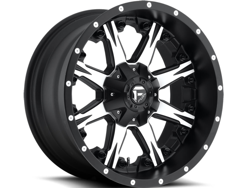 たくみ Fuel Machined Black NUTZ Wheels | Rugged Ridge