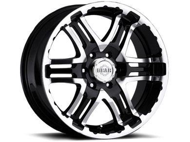 Gear Off Road Machined Black 713MB Double Pump Wheels | Rugged Ridge