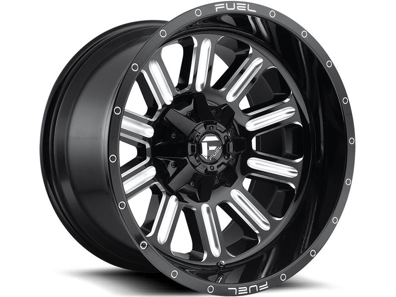 Fuel Fuel Milled Gloss Black Hardline Wheel [SKU