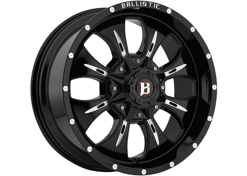 Ballistic Black 951 Dagger Wheels | Rugged Ridge