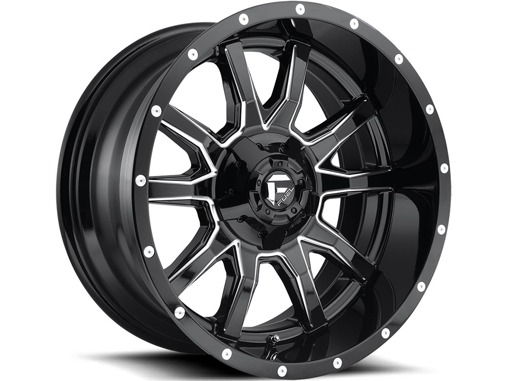 Fuel Fuel Milled Gloss Black Vandal Wheel D62717907050