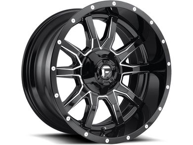 Fuel Fuel Milled Gloss Black Vandal Wheel D62717907050