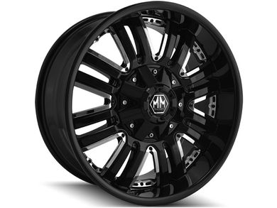 Mayhem Black Assault Wheels | Rugged Ridge