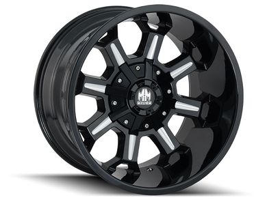 Mayhem Mayhem Machined Black Combat Wheel 8105-2997M18