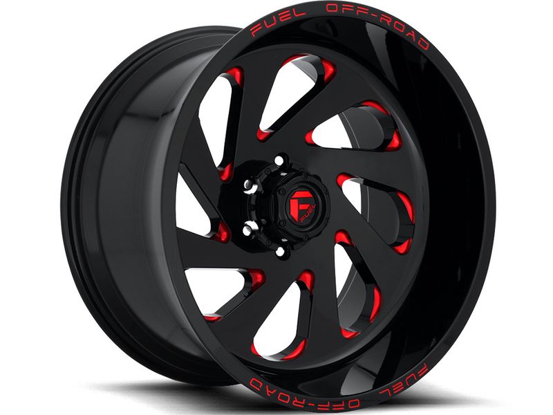 Fuel Fuel Black & Red Vortex Wheel D63820001747
