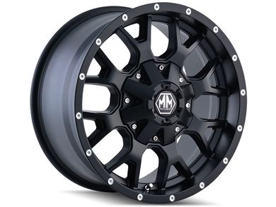 Mayhem Black Warrior Wheels | Rugged Ridge