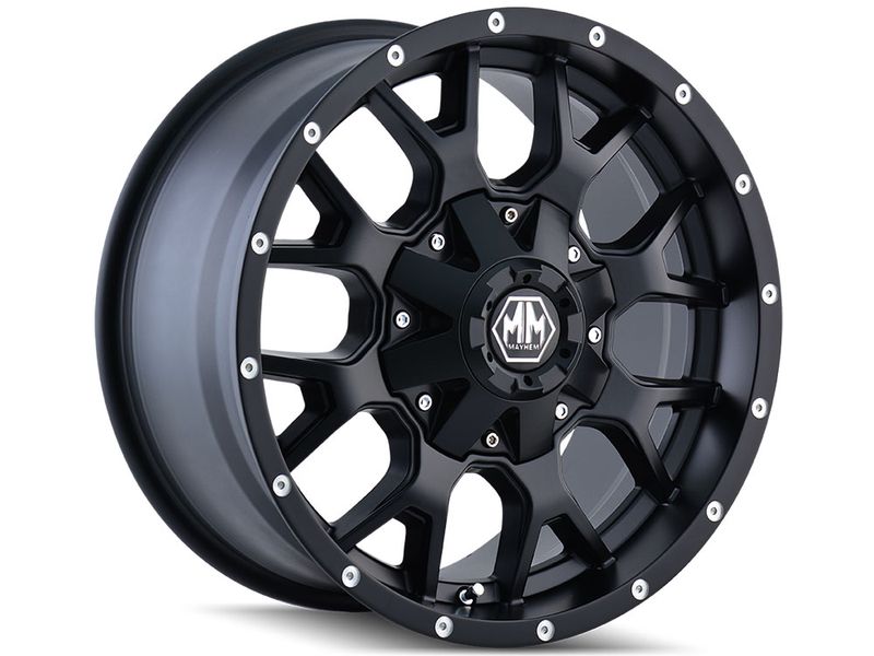 Mayhem Black Warrior Wheels | Rugged Ridge