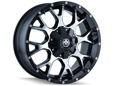 Mayhem Mayhem Machined Black Warrior Wheel 8015-2981B