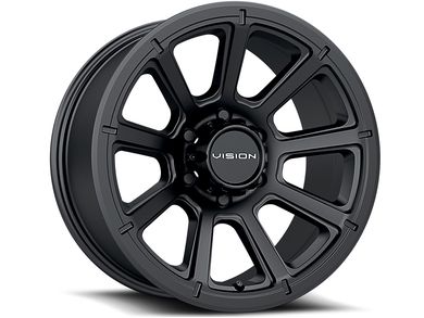 Vision Wheel Vision Matte Black Turbine Wheel 353-7883MB18