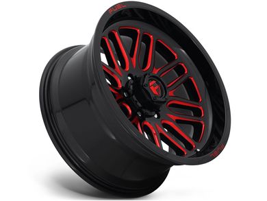 Fuel Black & Red Ignite Wheel