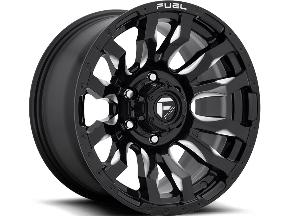 プー BLITZホイール Fuel Milled Black Blitz Wheels | Rugged Ridge