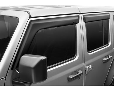 Rugged Ridge Rugged Ridge Tape On Window Rain Deflectors 11349.17