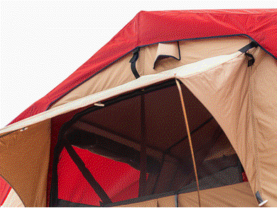Rugged Ridge 11704.06 Tent Annex for use Outland Roof Top Tent Red 
