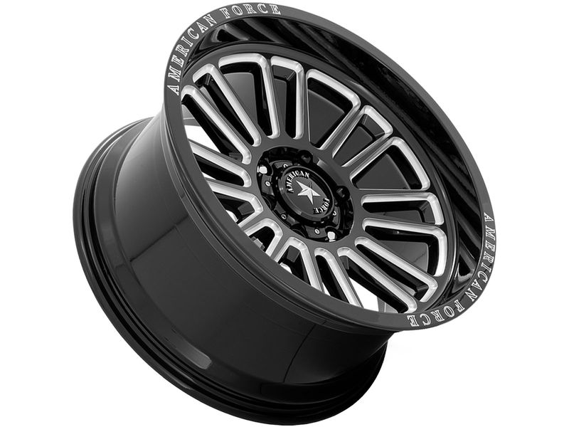 American Force American Force Milled Gloss Black Weapon Wheel ...