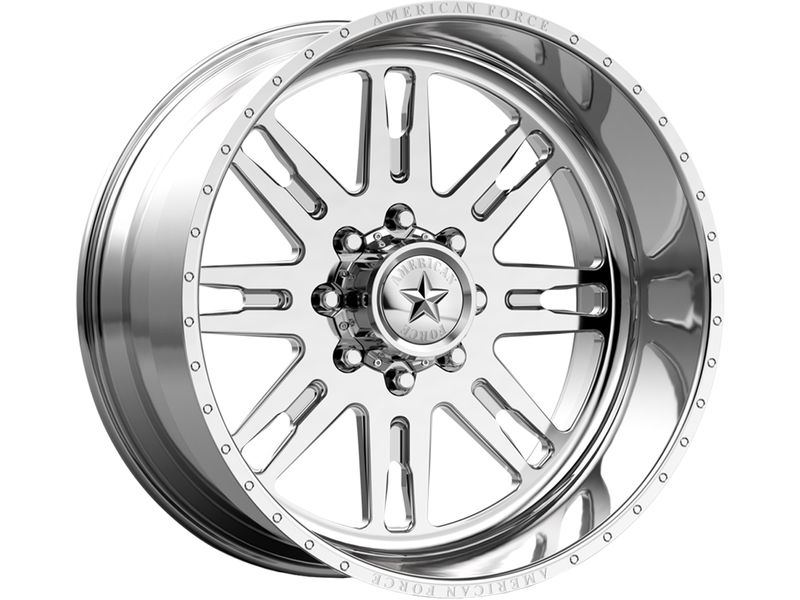 American Force Polished Bishop Wheels | Rugged Ridge