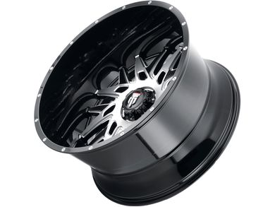 American Truxx Machined Gloss Black AT-184 DNA Wheels | Rugged Ridge