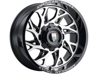 American Truxx Machined Gloss Black AT-1913 Destiny Wheel