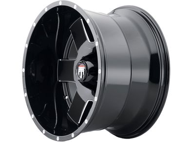 American Truxx Milled Gloss Black AT-155 Armor Wheels