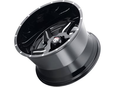 American Truxx American Truxx Milled Gloss Black AT-163 Ninja