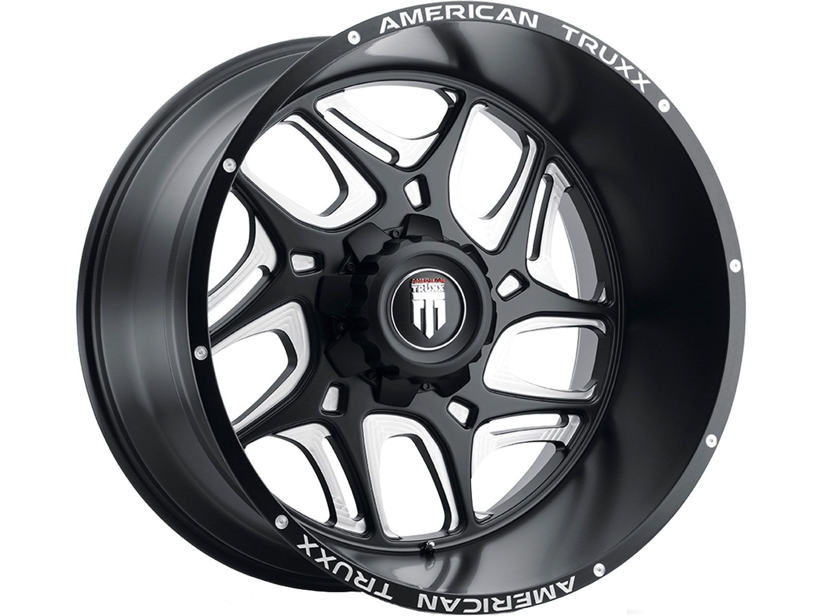 American Truxx American Truxx Milled Matte Black AT-1900 Sweep