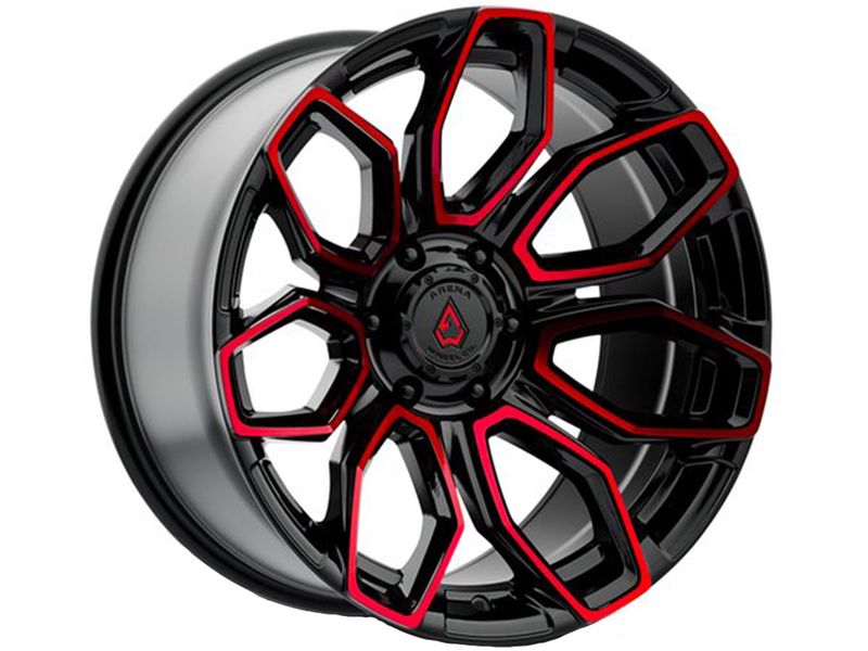 Wht Arena Is 16 Arena Wheels Arena Black & Red Cobra Wheel A116220075N01820