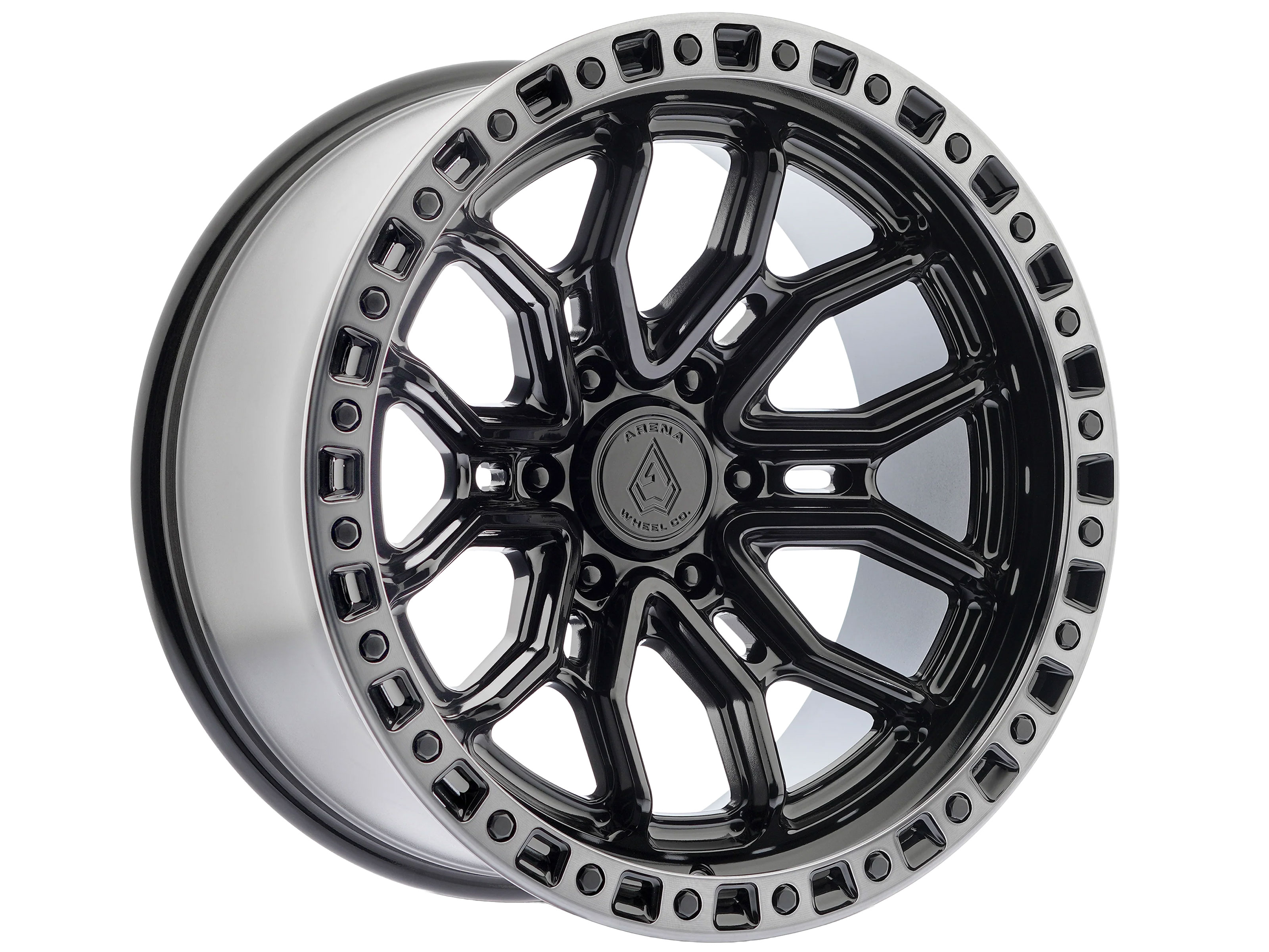 Arena Wheels Arena Gloss Black & Machined Lip Terra Wheel