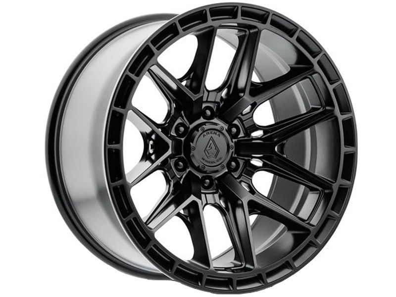 Arena Matte Black Battle Wheels | Rugged Ridge