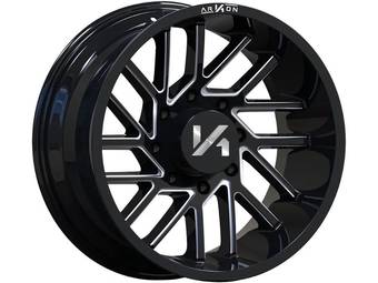 Arkon Off-Road Milled Gloss Black Mandela Wheel