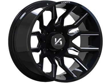 Arkon Off-Road Arkon Off-Road Milled Gloss Black Roosevelt Wheel