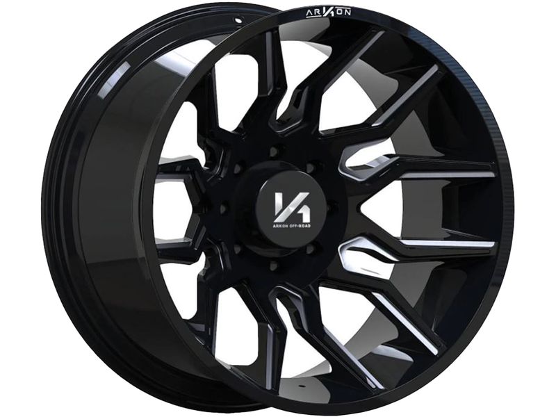 Arkon Off-Road Arkon Off-Road Milled Gloss Black Roosevelt Wheel