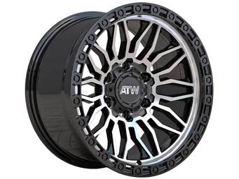 ATW Machined Gloss Black Nile Wheels