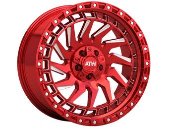 ATW Milled Red Culebra Wheels
