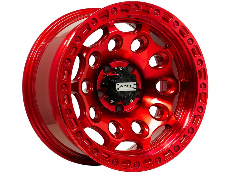 Axe Offroad Candy Red Chaos Wheels | Rugged Ridge