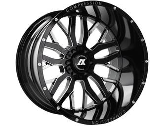 Axe Offroad Milled Black AX1 Wheel