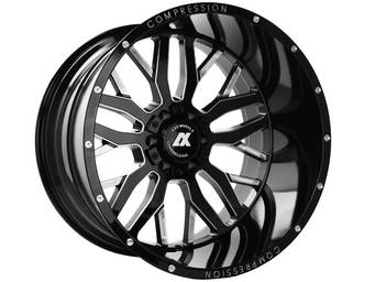Axe Offroad Milled Black AX1 Wheel