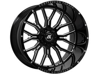 Axe Offroad Milled Gloss Black AX6 Wheel