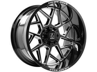 Axe Offroad Milled Gloss Black Nemesis Wheel