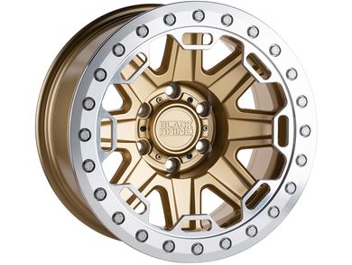 Black Rhino Gold Rift Beadlock Wheels | Rugged Ridge