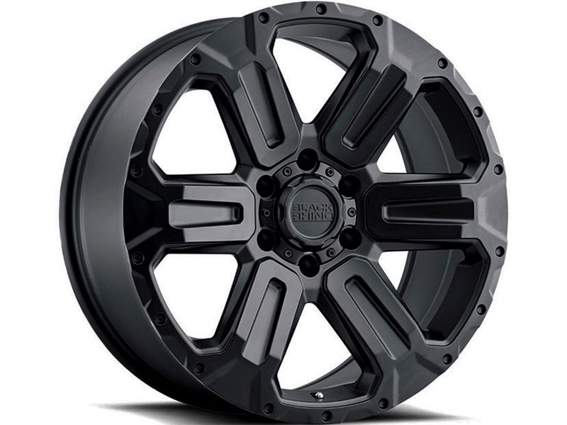 Black Rhino Black Rhino Matte Black Wanaka Wheel 1890WKA126135M87