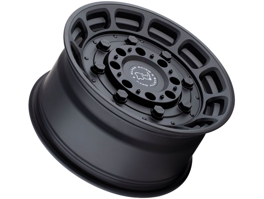 Black Rhino Matte Black Wheel Center Cap - 1244C02 (SCREWS NOT INCLUDED)