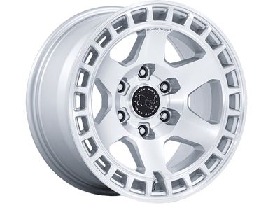 Black Rhino Silver Bahari Wheels | Rugged Ridge