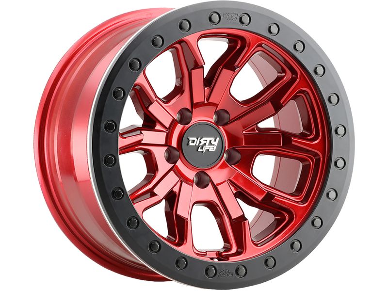Dirty Life Red DT-1 Wheels | Rugged Ridge